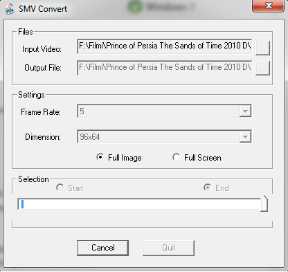 Конвертиране на SMV видео файлове